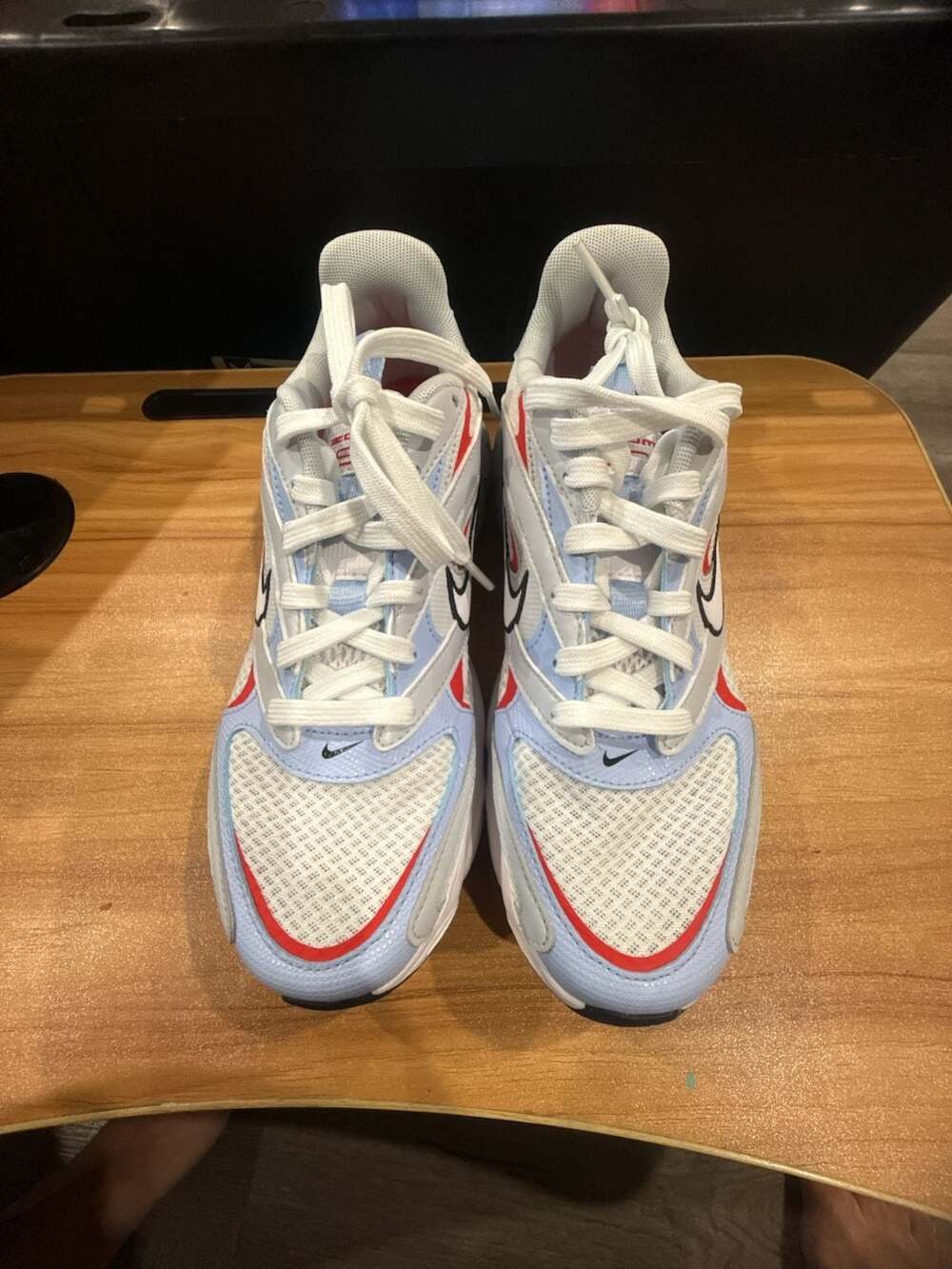 Nike Women's Zoom Air Fire Sneakers White/Pure Platinum (DN1392-101) 7W / 5.5Men